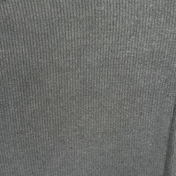 Lovestitch fuzzy black long sleeve button down top M - Picture 5 of 10